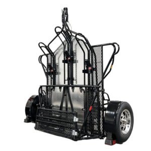 Trinity MT3 Motorcycle Trailer Stand, Store or Roll Ride-Up 3-Rail